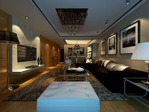 90㎡現(xiàn)代簡約一居裝修案例